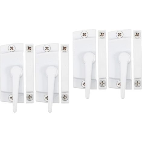 4ensembles Verrouillage De Fenêtre Pour Garçon Fille De Serrures De Sécurité Pour Fenêtres Coulissantes Horizontales Et Verticales Accessoires Pour Familiale