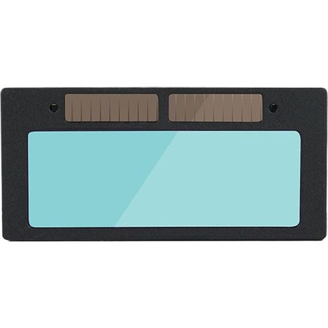 Lot de 2 lentilles pour casque de soudage, filtre à assombrissement automatique, écran solaire de 10,8 cm (4,25 pouces), plaque de protection oculaire automatique, accessoire de rechange portable pour