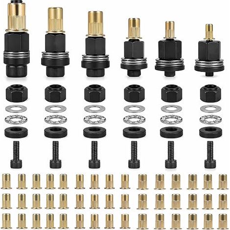 Lot de 6 pinces à écrous à riveter pour M3 M4 M5 M6 M8 M10 Pince à riveter avec 60 écrous pour machine à riveter manuelle (1/5)