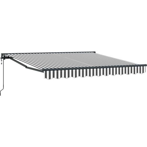 Maison Exclusive - Struttura della tenda Antracite e Bianco 300 x 250 cm