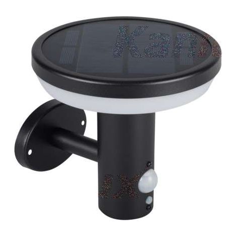 Illuminazione solare LED 500lm impermeabile rilevatore IP44 nero - bianco naturale 4000K (1/5)