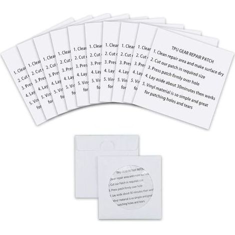 pair 10 morceaux de ruban auto-adhésif de réparation de tente de Piscine-Fei Yu (1/5)