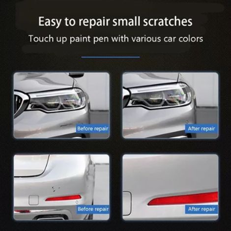 Stylo de retouche peinture pour voiture 5, bleu saphir (1/5)
