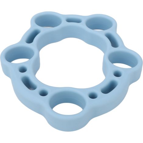 Étireur de Doigts Thérapeutique en Silicone Souple pour Arthrose et Canal Carpien, Renforce Muscles et Prise 30LB Bleu (1/5)