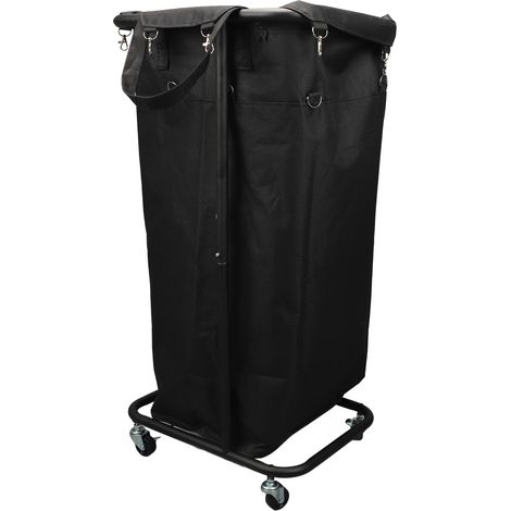 Nannigr Panier à Linge 100L, Corbeille a Linge avec Sac Amovible, Panier Rangement, Bac a Linge Sale pour Chambre, Salle de Bain, Buanderie, Noir (1/5)