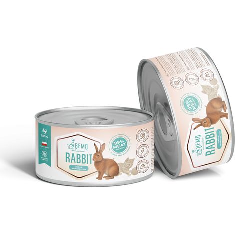 Bemo Cat Rabbit - comida húmeda para gatos con conejo 200 g