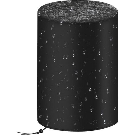 150 Liter Wassertonnendeckel starker Schutzschirm Kordelzug (1/5)
