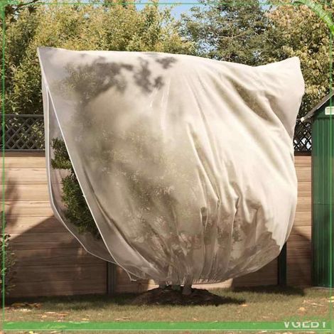 Housse de protection plantes - FAFEICY - 42021071 - Beige - 2,5x3,14 m - Zip & cordon (1/5)