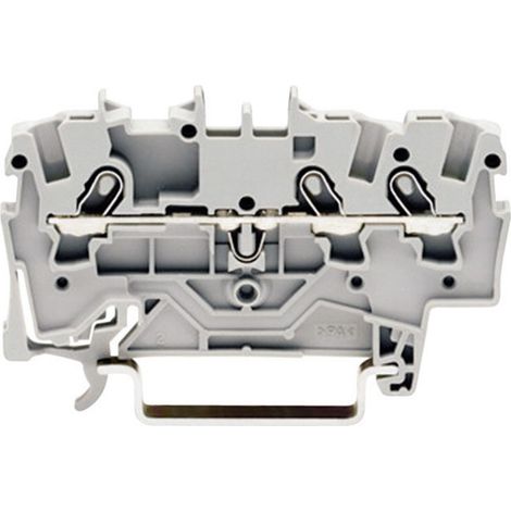 Borne de passage WAGO 2001-1301 4.20 mm ressort de traction Affectation: L gris 1 pc(s)