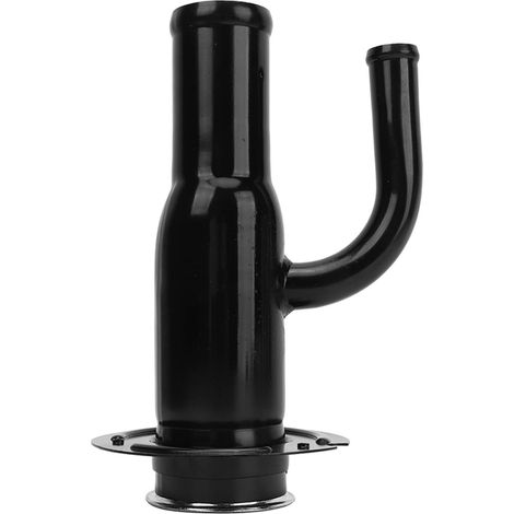 Tubo de llenado del tanque de combustible - 4C3Z9034C - Tubo de llenado de combustible de metal negro para Ford F-450 Super Duty