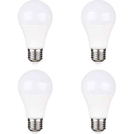 Kaelt - Ampoules LED E27 9W blanc froid 6000K (équivalent halogène 75W), 12 V, alimentation 12 V/24 V, lot de 4. (1/5)