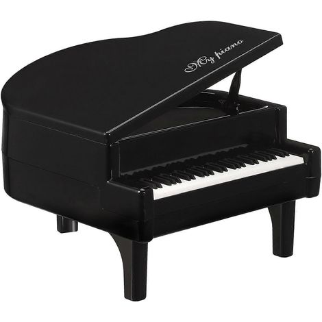 Objet décoratif de bureau créatif en forme de piano, noir, design artistique, convient à une utilisation en intérieur, pièce unique, idéal pour la décoration intérieure et les passionnés de photograph