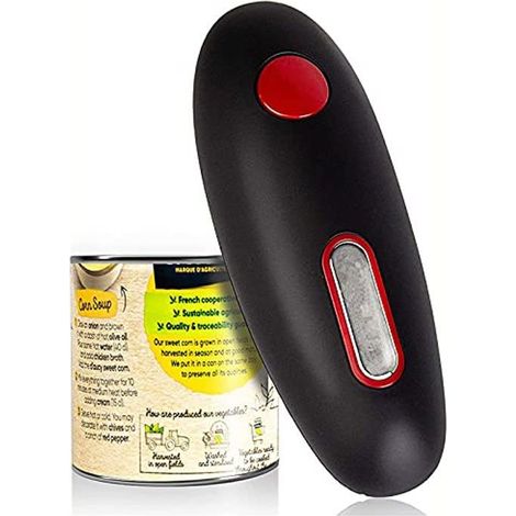 Ouvre-boîte électrique, ouvre-bouteilles de bocaux,une seule touche, mains libres, pour la cuisine de restaurant (1/5)