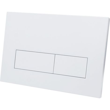 Plaque de Commande WC Mat pour Sigma 01/20/30 Blanc (1/5)