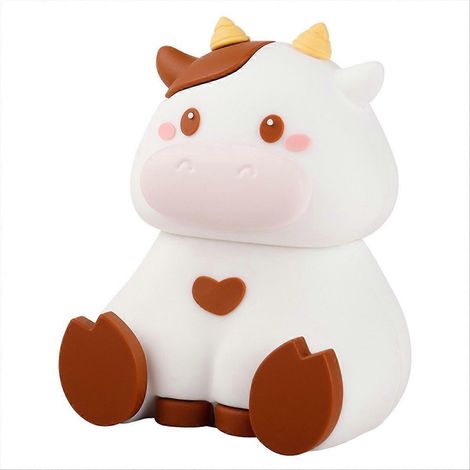 Cute Animals Enceinte Bluetooth sans Fil Bluetooth 5.2-parleur MP3 Lecteur de Musique avec Supporte de Téléphone Cow (1/5)