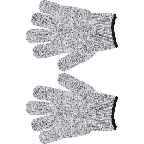 Gardening Cut Protection in Nylon and Elastane, Long Cuffs, Machine Washable, Flexible Fit for Gardening, Cooking, Wood Carving, Woodworking (M) (1/5)