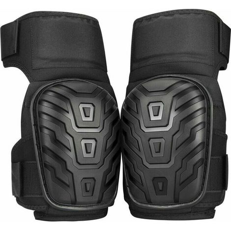 Genouillères - Rembourrage En Mousse EVA Et Coussin En Gel - Sangles Réglables Et Protection Antidérapante - Pour Travaux De Construction Jardinage Nettoyage - Lot De 2 (1/5)