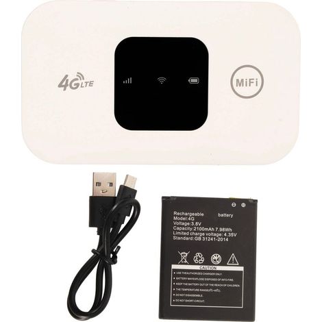 Hotspot WiFi Mobile 4G LTE avec emplacement pour carte SIM jusqu'à 10 utilisateurs Hotspot Wifi Portable pour l'afrique moyen-orient pour les voyages (1/5)