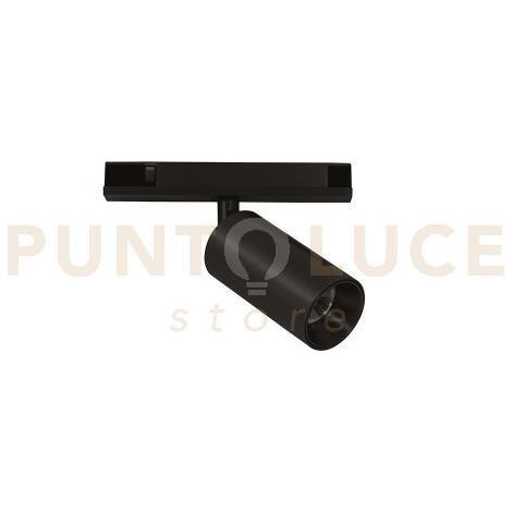 GFA1791 SPOT PER SISTEMA BINARIO 48V ORIENTABILE LED 3000K 395LM 6W CRI90 NERO SATINATO
