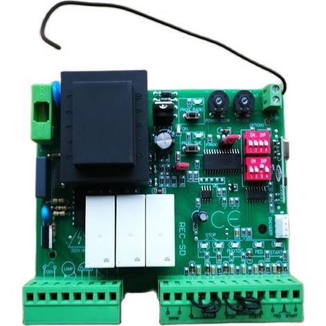Kit d'ouvre-portes automatiques Carte électronique de carte de circuit imprimé de contrôleur de moteur de porte for le modèle à C.A. d'ouvreur de porte coulissante 433.92Mhz pour accessoires de portai (1/5)
