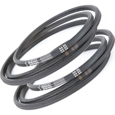 2 courroies tondeuse AA85 hexagonale 13 x 2242 mm (1/5)