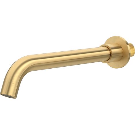 Accesorios de baño oro mate 26 cm redondo con rosca de Valaz (1/2)