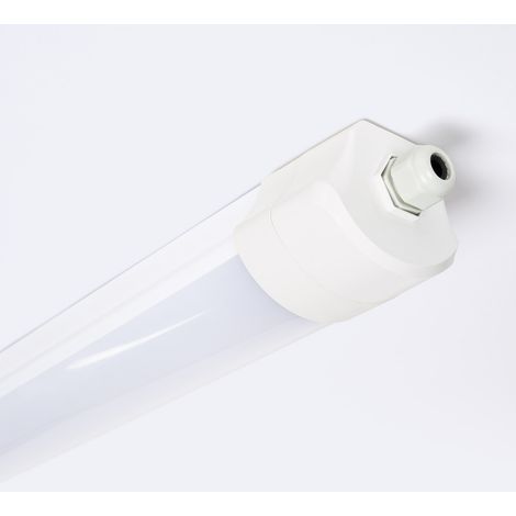 Réglette Étanche LED 60cm 18W High Lumen 140lm/W IP66 Raccordable FLEXILITE No Flicker 6500K Blanc froid