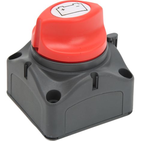 Batterietrennschalter aus Metall, wasserdicht, robust, für Boote, Autos, Wohnmobile, ATVs und UTVs (12–48 V) (1/5)