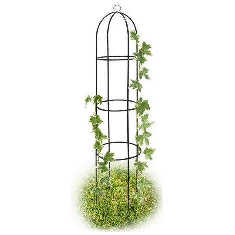 Guardiano del Giardino di 145 cm Colonna rose Supporto per Piante rampicanti Ø 31.7 cm Obelisco Giardino (1/5)