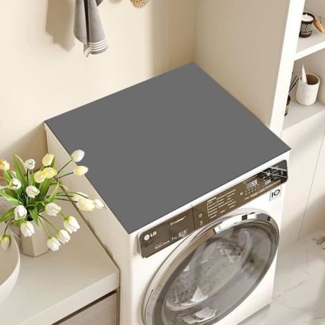Housse Antidérapante - Caoutchouc - Pour Machine À Laver Et Sèche-Linge - 60 x 60 cm - 1 Pièce (1/4)