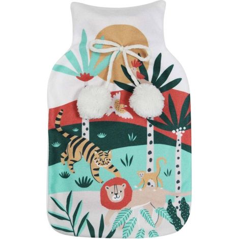 Bouillotte enfant avec housse polaire 2L Lionceau (1/3)