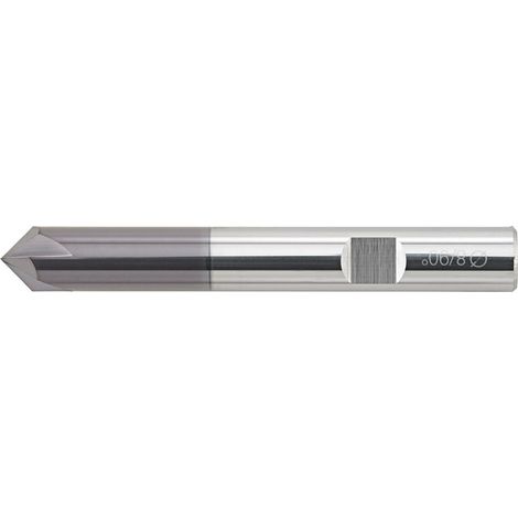 VHM-NC-Entgratfräser kurz N TiAlN 4 Schneiden 90° FORUM 8 mm (1/5)