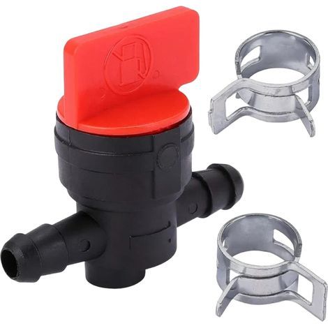 Universeller 8-mm-1/4"-Kraftstoffhahn aus Kunststoff mit 6-mm-Schlauch für Motorrad, Quad, ATV und Roller (1/5)