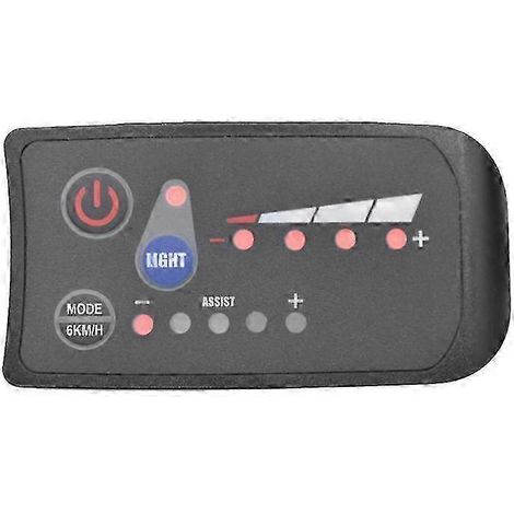 S810 Compteur LED pour vélo électrique 36 V IP65, connecteur 5 broches (1/5)