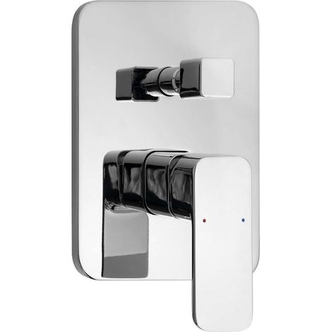 Aqualine Factor - Miscelatore per doccia da incasso, 2 uscite, con corpo, cromo FC642 (1/2)