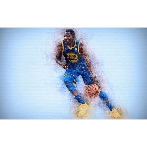 Papier peint panoramique Basket / Basket-ball - Joueur - 260 cm x 163 cm (1/2)