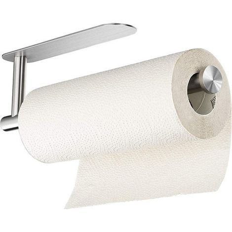 Toilettenpapierhalter, selbstklebend, ohne Bohren, 304 Edelstahl, Toilettenpapierhalter, Toilettenpapierhalter (Silber)