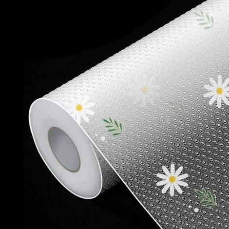 Tappetino per cassetti Daisy, tappetino per armadietto impermeabile e antiscivolo, tappetino antiscivolo, tappetino per frigorifero, protezione per cucina e mobili, protezione per cassetti, cucina (1/5)