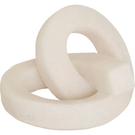 Decorazione da tavolo louan bianco 20,5x17cm - Atmosphera créateur d'intérieur
