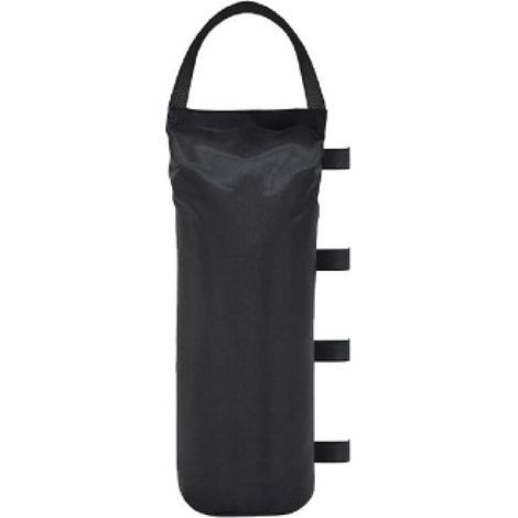 Lot de 4 sacs de lestage épais pour tonnelle, (Oxford 800D - 50 x 20 cm - Noir)40 kg, pour pieds de tonnelle, adaptés aux auvents, tentes et tonnelles (1/5)