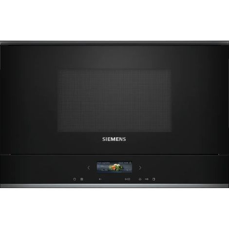 Siemens iQ700 BE732R1B1 micro-ondes combiné noir 21 litres (1/4)