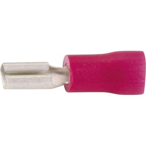 Cosse clip 2.8 mm x 0.8 mm Vogt Verbindungstechnik 389808 180 ° partiellement isolé jaune 1 pc(s) D24781 (1/4)
