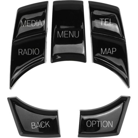 Pulsante di controllo multimediale IDrive, rivestimento interno per auto, modanatura di ricambio per Serie 3 F30 LCI e Serie 5 F10 (1/5)