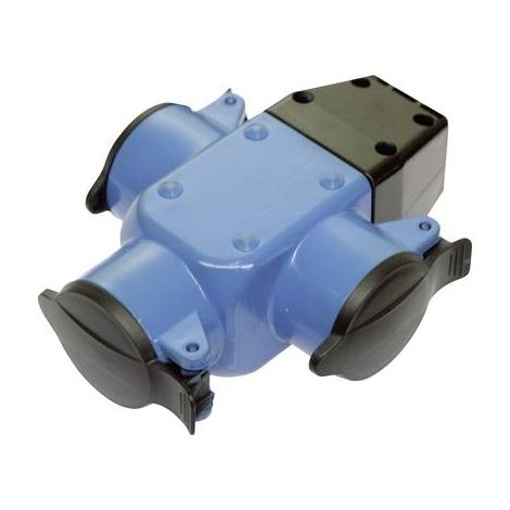 as-schwabe Schwabe 60057 toma hembra azul IP44