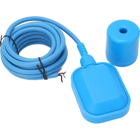Rosvola Capteur de contrôleur de niveau de liquide d'eau de commutateur de flotteur IP68 rond 250V pour la pompe de réservoir de piscine. (1/5)