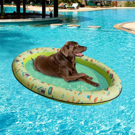 Tapis de flottaison gonflable pour chien, accessoires pour animaux de compagnie, lit flottant pour chien