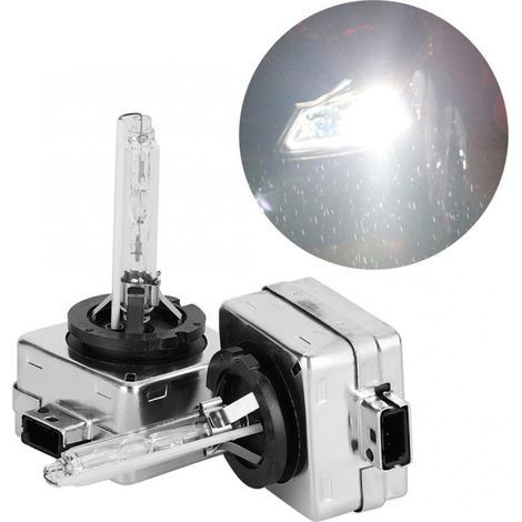 D1S 35W Xenon-HID-Lampen-Umrüstsatz, 6000K, 12V, Diamantweiß + 300% Ultra Clear Bi-HID-Lampen-Umrüstsatz, 2 Stück (1/5)