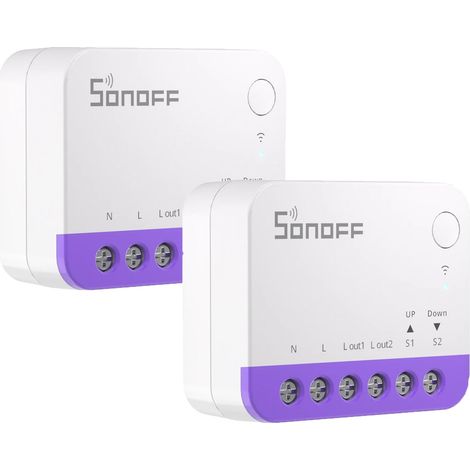 Interruttore intelligente per tapparelle, controllo preciso, programmazione intelligente, confezione da 2 MINI-RBS (1/2)