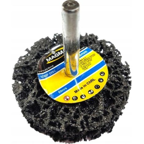 Disque antirouille pour perceuse, cheveux noirs, 50 x 13 mm (1/4)