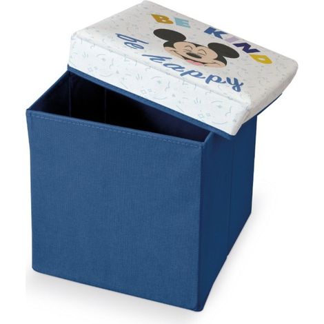 Mickey Mouse Contenitore Pouf Seduta Coperchio imbottito